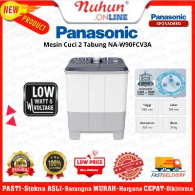 Panasonic Mesin Cuci 2 Tabung NA-W90FC3A 9kg