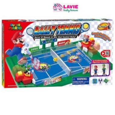Super Mario Bros Rally Tennis Table Top Game Olahraga Tenis