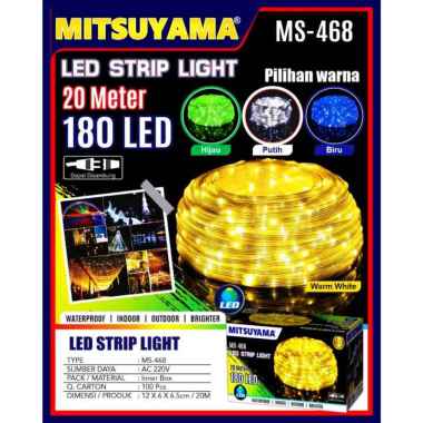 STRIP LED 180LED 20M MS468 WARM WHITE MITSUYAMA