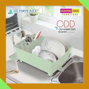 Dish Drainer Kitchen – Dryer Rak Piring – Rak Pengering Piring – Rak Piring Olymplast BIRU