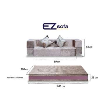 Sofa Bed Lipat Folding Sofabed EZ Bed Sofa Kasur 2 in 1 by Ocean