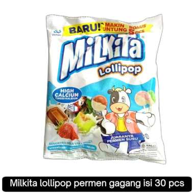 Milkita lolypop max refill isi 30 pcs| permen gagang lolipop