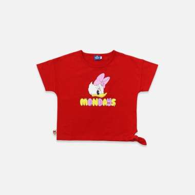 Tshirt/ Kaos Anak Perempuan Red/ Daisy Imlek 4 tahun