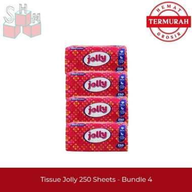 Tissue Jolly 250 Sheets Bundle 4