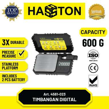Hasston Timbangan Digital 600gr / Pocket Digital Scale (4561-023)