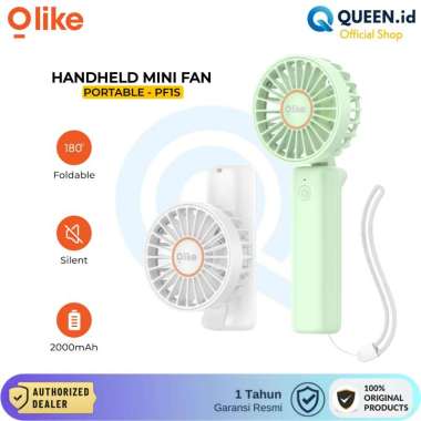 Olike PF1S Portable Foldable Mini Fan 2000mAh Kipas Angin Genggam Lipat Handheld - PF1S PUTIH