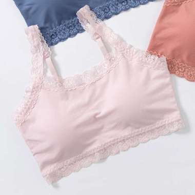 Young Curves Bra Linea Lace C02-100277 L Pink