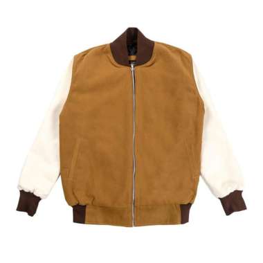 ETERNALWORKS BASIC CARAMEL VARSITY JACKET S