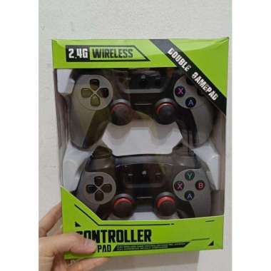 Gamepad Double Wireless Turbo Game Pad Controller Laptop PC Joystick