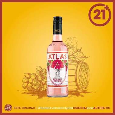 Atlas Rose Pink 620 ml ( Resmi dan Original By Bottle Avenue )