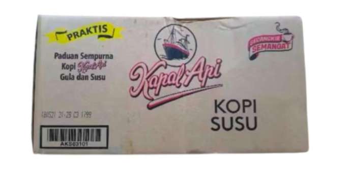 kapal api kopi susu 1 dus