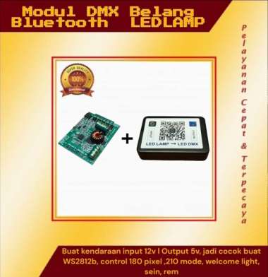 Modul Bluetooth LED DMX PCB V4 Modul ALIS Belang Led Kolong