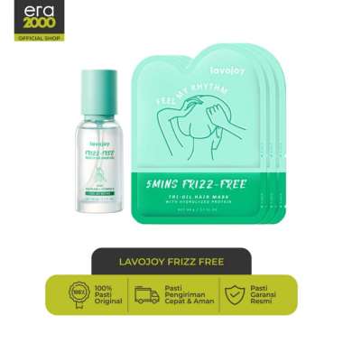 Era 2000 - Lavojoy Frizz-Free Hair Oil Feel My Rhyme | Hair Mask | Hair Oil Perawatan Rambut Kering 