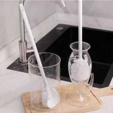 Sikat Botol Termos Silikon / Sikat Pembersih Botol Anak / Alat Cuci Gelas Silikon