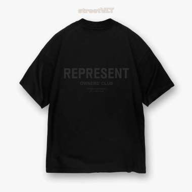 Represent UK Owners Club Black Matte Tee Original M Black Matte