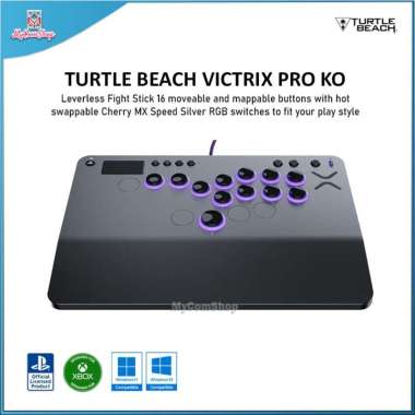 VICTRIX PRO KO LEVERLESS CONTROLLER FIGHT STICK WITH HOT SWAPPABLE RGB SWITCHES