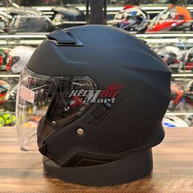 Helm SHOEI J Cruise 2 Half Face - Helm Shoei JCruise II Jet Helmet J-CRUISE XL Matt Black