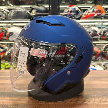 Helm SHOEI J Cruise 2 Half Face - Helm Shoei JCruise II Jet Helmet J-CRUISE XL Matt Blue