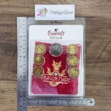 Flamecraft Metal Coins Board Game Koin Logam