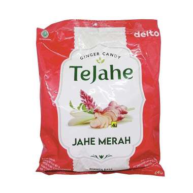 TeJahe - Permen Jahe - 100 gr Zak JAHE MERAH
