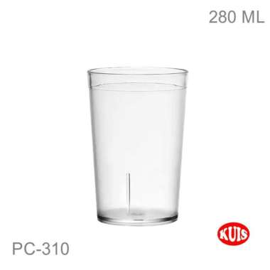 Gelas Plastik Tebal Cafe Gelas Jus Minuman Dingin Tahan Banting 280ml