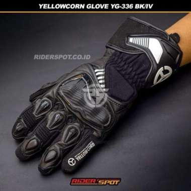 Sarung Tangan Yellow Corn GLOVE YG-336 Black Ivory New Glove
