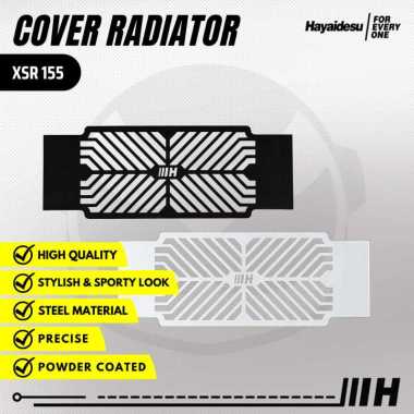 HAYAIDESU RADIATOR COVER YAMAHA XSR 155 Silver