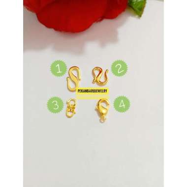 [ACCPEKANBARU] Pengait gelang/ pengait kalung/ kokot perhiasan/ penyambung perhiasan No.4