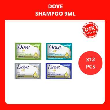 DOVE SHAMPOO RAMBUT 9ML 1 RENTENG Rambut Rusak