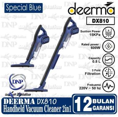 Vacuum Cleaner Deerma DX700 Multifunction Vacuum Cleaner Penyedot Debu - DX810 DX810 - BLUE