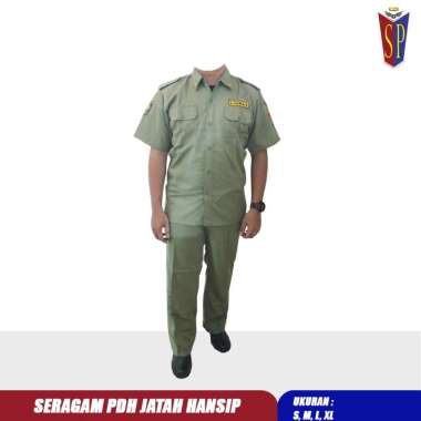 Seragam PDH Hansip Jatah - Seragam PDH Linmas Jatah M