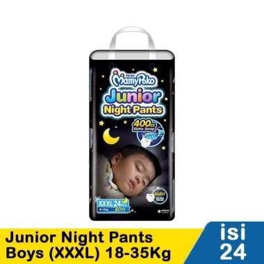 MAMYPOKO JUNIOR NIGHT PANTS XXXL24 | PAMPERS ANAK SIZE JUMBO GIRL XXXL24
