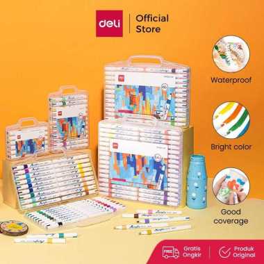 Deli Spidol Akril / Acrylic Marker 64 Color HM912 36 Warna
