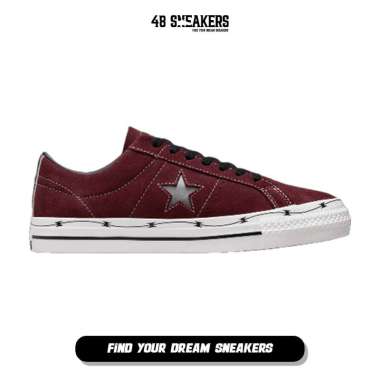 SEPATU SNEAKERS PRIA CONVERSE ONE STAR PRO RAZOR MAROON (A05091C) ORI 40