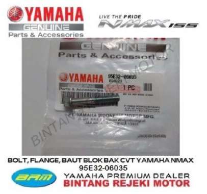 BOLT, FLANGE , BAUT CVT ALL NEW NMAX, AEROX 155, LEXI 95E32-06035