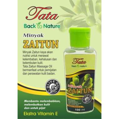 TATA Minyak Rambut Kemiri / Urang Aring / Zaitun 100ML / 100% Produk Asli Indonesia zaitun