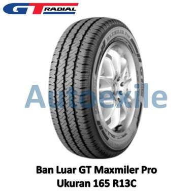 Ban Luar GT 165 R13 Maxmiler Pro Tubeless Radial R13C Mobil Tahan Lama