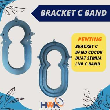 Bracket Breket Braket LNB C Band Holder LNB C band super ekonomis / Dudukan LNB Parabola Jaring