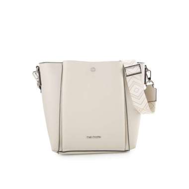 Hush Puppies Frances Ii Satchel (M) Wanita Beige