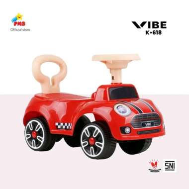 Mainan Anak Mobil Tolocar PMB K618 Vibe Dorong Manual Mobilan K 618 Merah