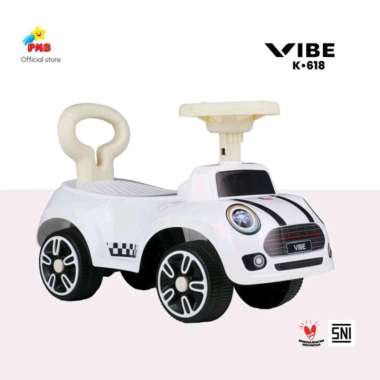 Mainan Anak Mobil Tolocar PMB K618 Vibe Dorong Manual Mobilan K 618 Putih