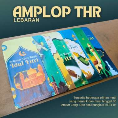 Amplop Uang / Amplop THR Lebaran / Kertas Lebaran / Amplop idul fitri / Angpao