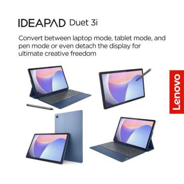 Lenovo Ideapad Duet 3i 11 Touch - Intel N200 8GB 256GB W11+OHS 11.5 2K Blue Windows 11 HOME PAKET AN