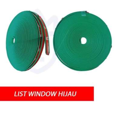 TRIM STRIP / LIST VELG MOBIL / UNIVERSAL WHEEL VELG PROTECTOR 8 METER Hijau