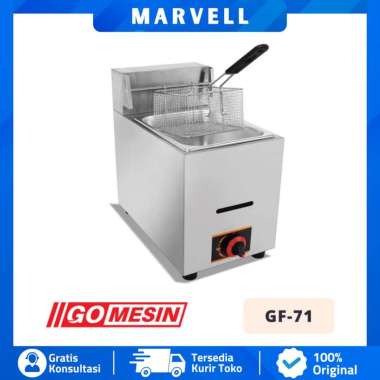 Deep Fryer Gas Gomesin GF-71 Gas Deep Fryer 1 Tank Garansi Resmi