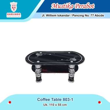 Meja Tamu / Coffee Table Kaca 803-1