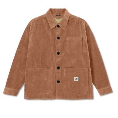 Dhozen Jaket Trucker Semi Parka corduroy A489 XXL Coklat Susu