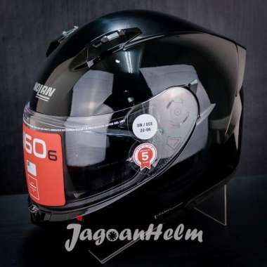 NOLAN HELM N606 CLASSIC #003 | GLOSSY BLACK | N60-6 DOUBLE VISOR L
