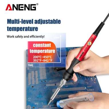 ANENG Solder Elektrik Adjustable Temperature 60W
