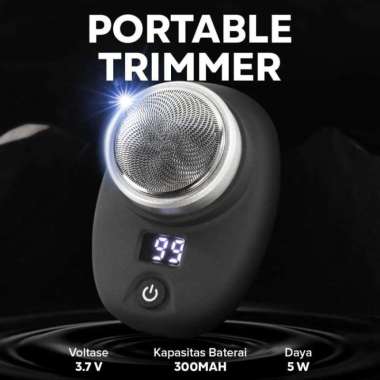 Alat Cukur Kumis Elektrik Mini Portable Trimmer Shaver 300mAh